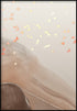 Poster Uccelli Caramello Destra Oro Rosa Reale